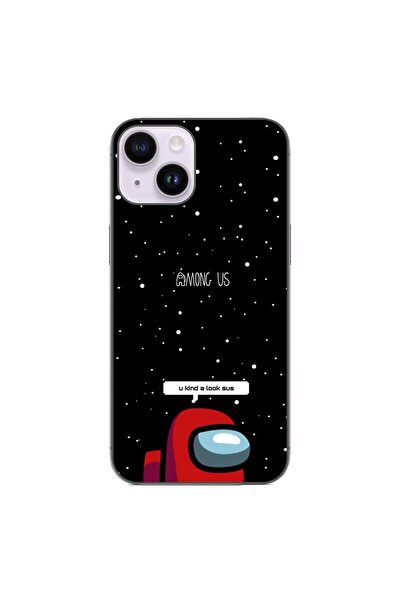OEM Husa compatibila cu Apple iPhone 14 Silicon Gel Tpu Model Among Us