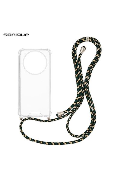 Sonique Θήκη Σιλικόνης με Κορδόνι Armor Clear Realme 14 Pro Plus 5G Rainbow Π...
