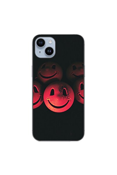 OEM Husa compatibila cu Apple iPhone 15 Plus Silicon Gel Tpu Model Grungy Smi...