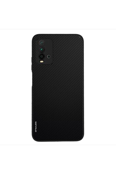 Sonique Θήκη Carbon Series για Xiaomi Redmi 9T Μαύρο 01