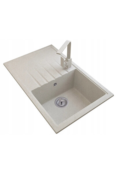 Granitan Pachet Complet Chiuveta Granit Eris 785x495mm, cu baterie moderna si...