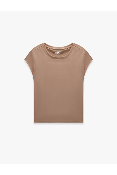 Koton Slim Fit Crew Neck Short Sleeve Sports T-Shirt