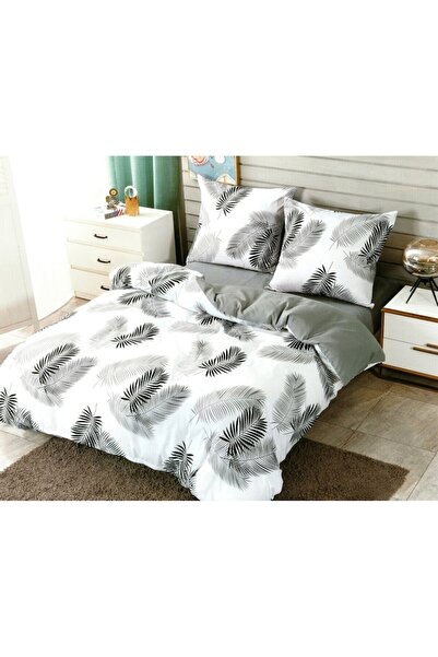 CasaDesteapta.ro Satin Cotton Duvet Cover Set , 4 Pieces, with Stretchy Bed S...