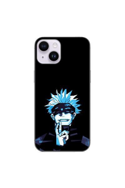 OEM Case compatible with Apple iPhone 15 Silicone Gel Tpu Jujutsu Kaisen Pattern