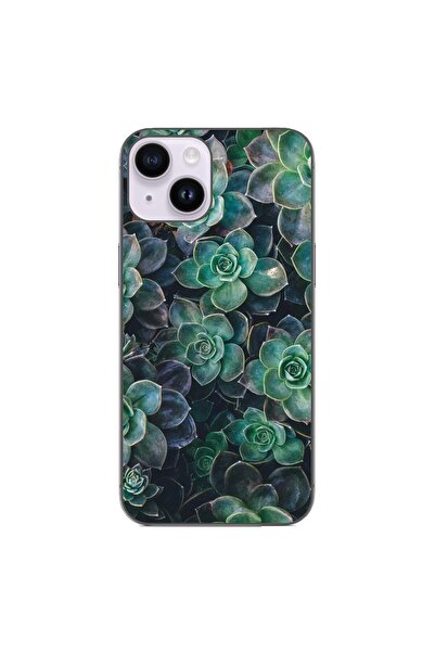 OEM Case compatible with Apple iPhone 15 Silicone Gel Tpu Rock Flowers Pattern