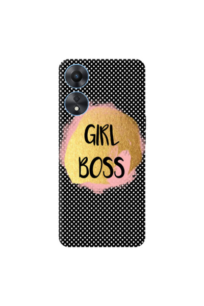 Other Oppo A 98 Girl boss make up Transparent Silicone TPU Θήκη