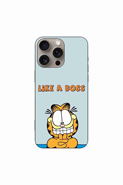 OEM Husa compatibila cu Apple iPhone 16 Pro Max Silicon Gel Tpu Model Garfiel...