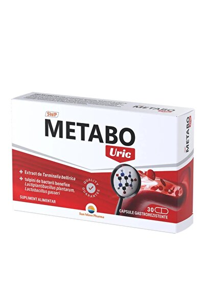 SUN WAVE PHARMA Metabo Uric, 30 capsules, Sun Wave