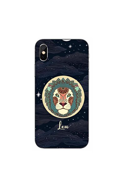 OEM Θήκη συμβατή με Apple iPhone XS από σιλικόνη gel TPU με σχέδιο ζωδίου Λέων
