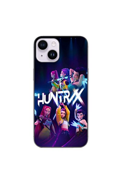 OEM Husa compatibila cu Apple iPhone 15 Silicon Gel Tpu Model KPop Demon Hunt...