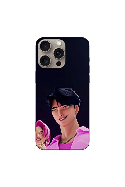 OEM Husa compatibila cu Apple iPhone 16 Pro Max Silicon Gel Tpu Model KPop De...