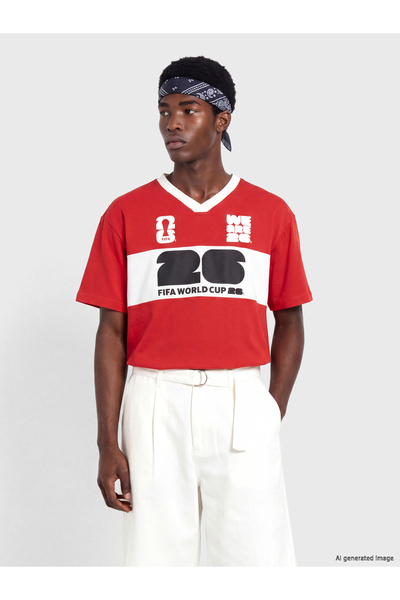 LC Waikiki FIFA 2026 World Cup Printed Men's T-Shirt