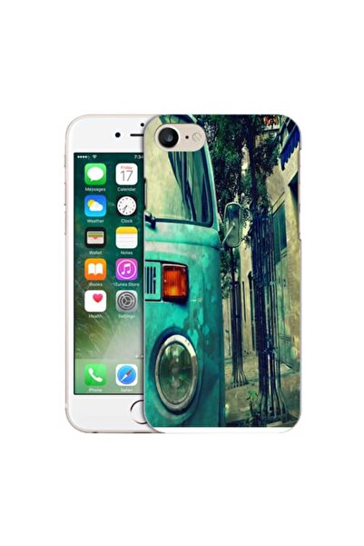 OEM Калъф за Apple iPhone 7 от силиконов гел TPU с винтидж мотив на кола