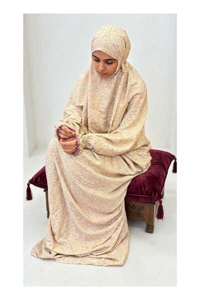 Generic Women’s One-Piece Prayer Dress with Head Tie – Comfortable & Modest I...