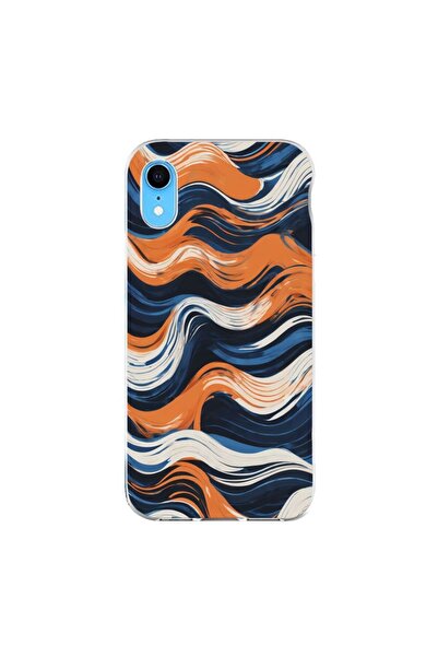 OEM Husa compatibila cu Apple iPhone XR Silicon Gel Tpu Model Abstract Crazy ...