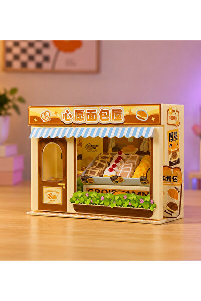 hediyeofisi Hediye Ofisi DIY Mini Pastane Kendin Yap Minyatür Seti Koleksiyon...