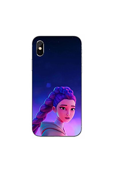 OEM Case compatible with Apple iPhone XS Silicone Gel Tpu Pattern KPop Demon ...