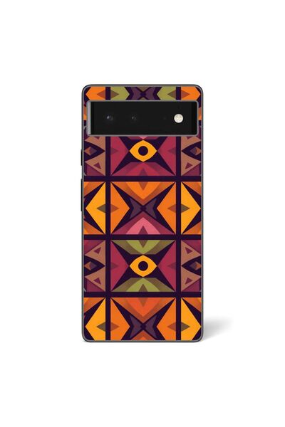OEM Case compatible with Google Pixel 6 Silicone Gel Tpu Pattern Tribal Retro...