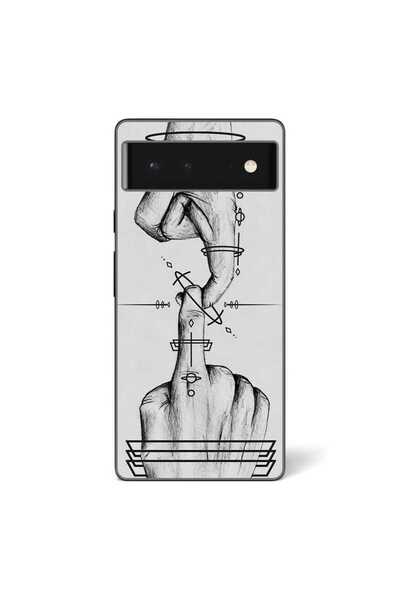 OEM Калъф, съвместим с Google Pixel 6, силиконов гел TPU модел Universe Touch