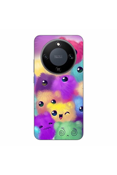 OEM Husa compatibila cu Honor Magic8 Lite Silicon Gel Tpu Model Pufosi Colorati