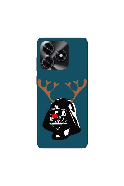 OEM Husa compatibila cu Honor X5c Plus Silicon Gel Tpu Model Craciun Darth Va...