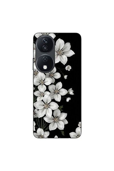 OEM Husa compatibila cu Honor X7b Silicon Gel Tpu Model Pure White Flowers