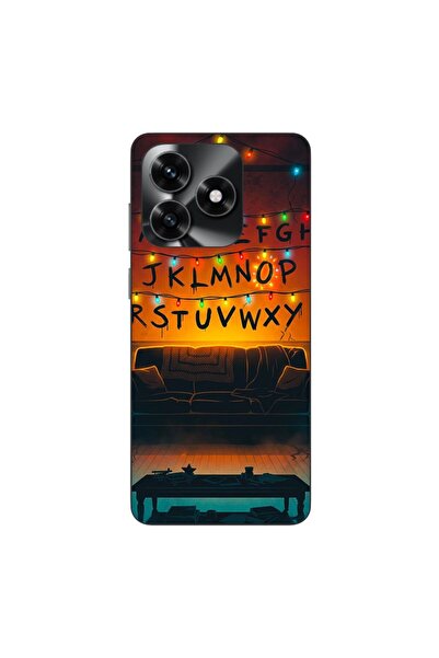 OEM Θήκη συμβατή με Honor X5c Plus, από σιλικόνη gel TPU, με σχέδιο Stranger ...