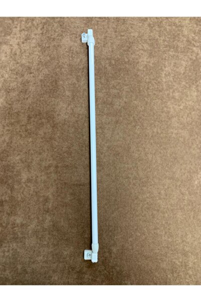 GÜLSEM DEKOR 60 -75 cm Briz Çubuğu Ayarlanabilir 2 Adet Alüminyum Perde Borusu 4 Adet Başlık Şeklinde Briz Çubuğu