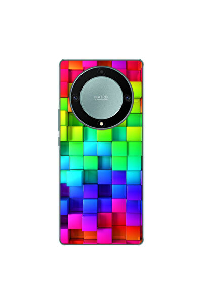 OEM Husa compatibila cu Honor Magic 5 Lite Silicon Gel Tpu Model Colorful Cubes