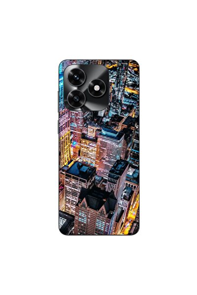 OEM Husa compatibila cu Honor X5c Plus Silicon Gel Tpu Model Night City