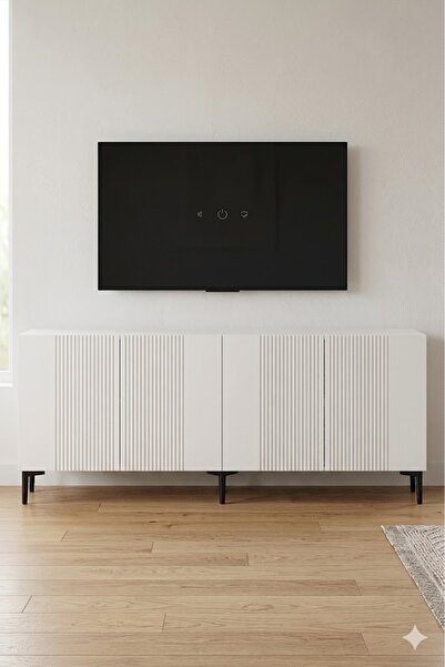 CENEYRA KA1813B CORSA Konsol ve Tv Sehpası Beyaz 180cm