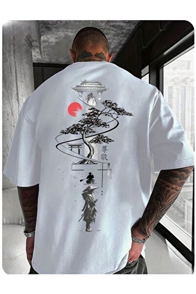 EFFRENATU Custom Printed Oversize Cotton Crew Neck T-Shirt Tshirt