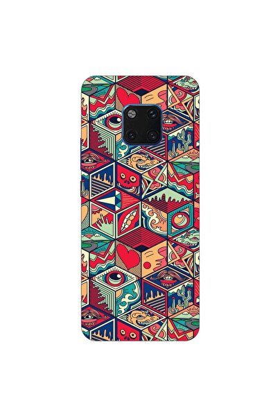 OEM Husa compatibila cu Huawei Mate 20 Pro Silicon Gel Tpu Model Pop Art Geom...