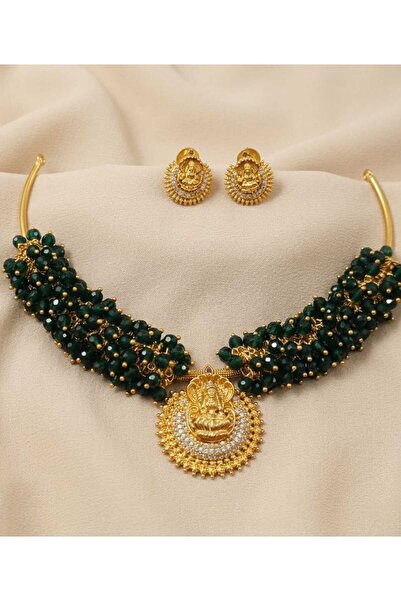 Generic Traditional Lakshmi Hasli Jewellery Set
