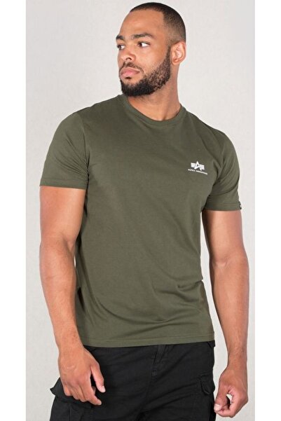 Alpha Industries Tricou Basic SL Verde pentru bărbați
