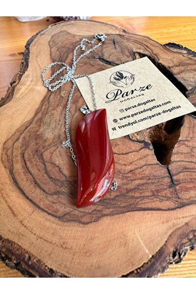 parze doğaltaş Agate stone necklace