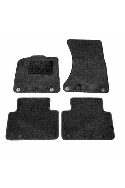 Best Auto Vest Set covorase auto din mocheta Porsche Macan 2016-, Negru, 4 Buc.
