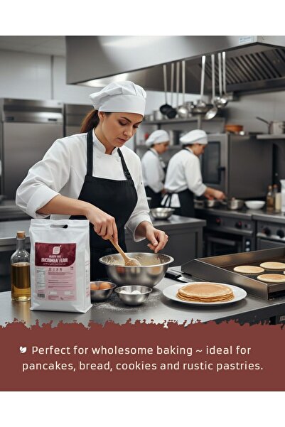 Ecological Gluten Free Buckwheat Flour 2.5kg | Bulk Natural Flour | Gluten-Free & High Fiber