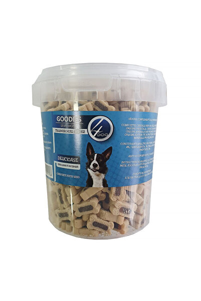 4dog Rewards for Adult Dogs, GOODIES Trainer, Lamb and Rice, 500g