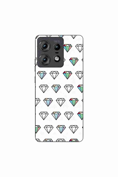 OEM Husa compatibila cu Motorola Edge 50 Pro Silicon Gel Tpu Model Diamonds P...
