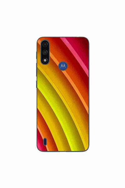 OEM Калъф, съвместим с Motorola Moto E7 Power, силиконов гел TPU, с абстрактн...