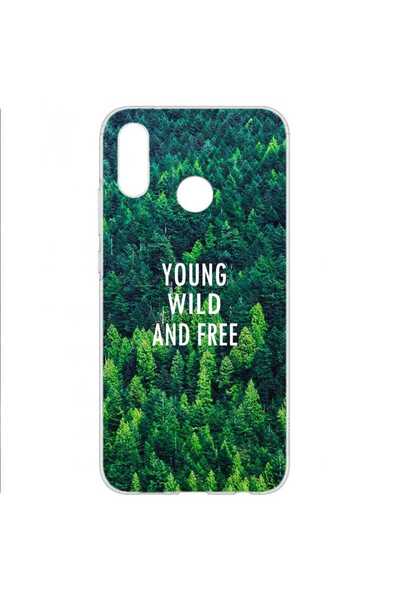 OEM Husa compatibila cu Huawei P Smart 2019 Silicon Gel Tpu Model Wild and Free