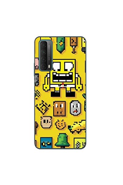 OEM Husa compatibila cu Huawei P Smart 2021 Silicon Gel Tpu Model Pixel Art S...
