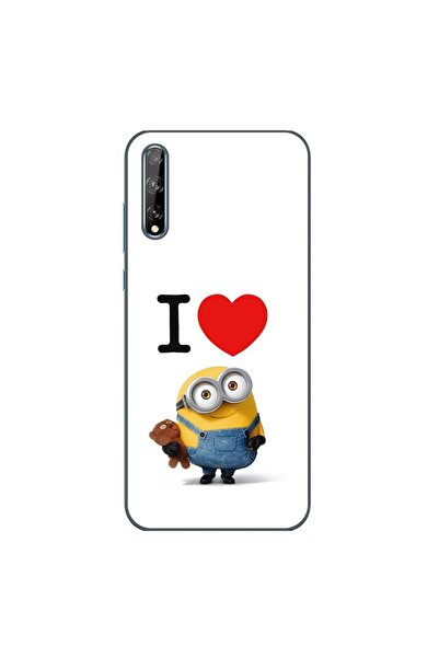 OEM Husa compatibila cu Huawei P Smart S Silicon Gel Tpu Model I Love Minions