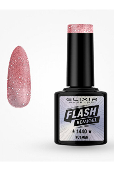Elixir FLASH SEMI GEL (ΗΜΙΜΟΝΙΜΟ BΕΡΝΙΚΙ) - 1440 NUT MEG 8ML
