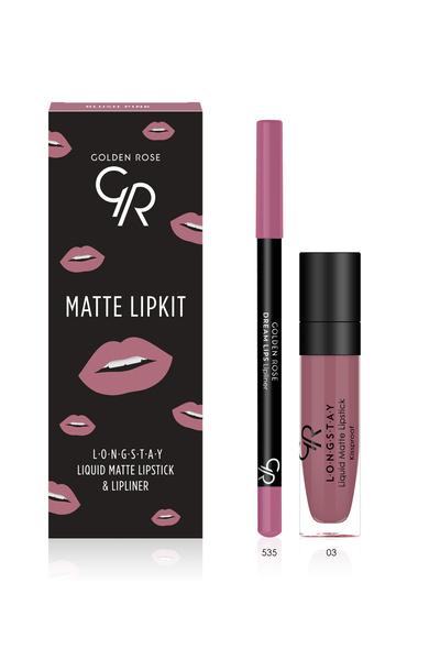 Golden Rose MATTE LIP KIT BLUSH PINK 2ΤΜΧ