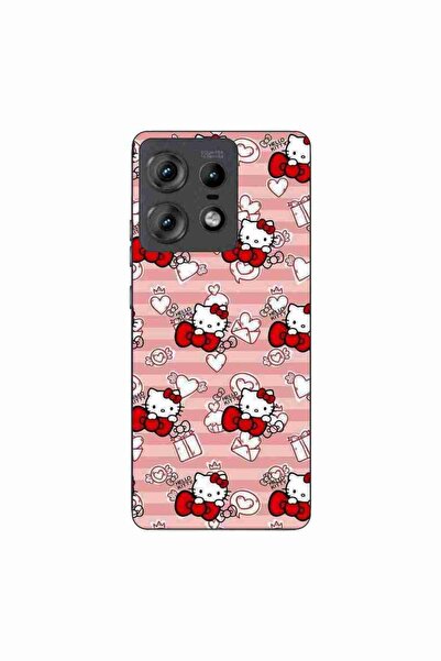 OEM Husa compatibila cu Motorola Edge 50 Pro Silicon Gel Tpu Model Hello Kitt...