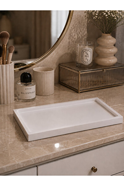 Handyol Minimalist Decorative Presentation and Arrangement Tray