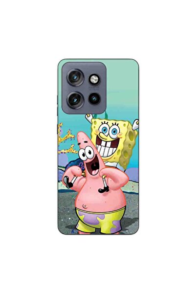 OEM Husa compatibila cu Motorola Edge 50 Neo Silicon Gel Tpu Model Spongebob