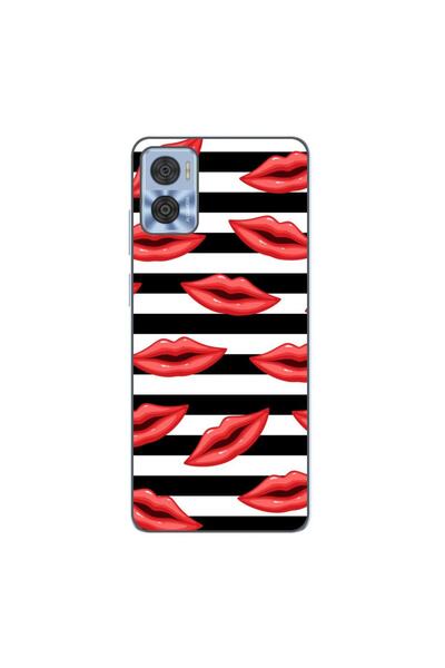 OEM Husa compatibila cu Motorola Moto E22, E22i Silicon Gel Tpu Model Striped...